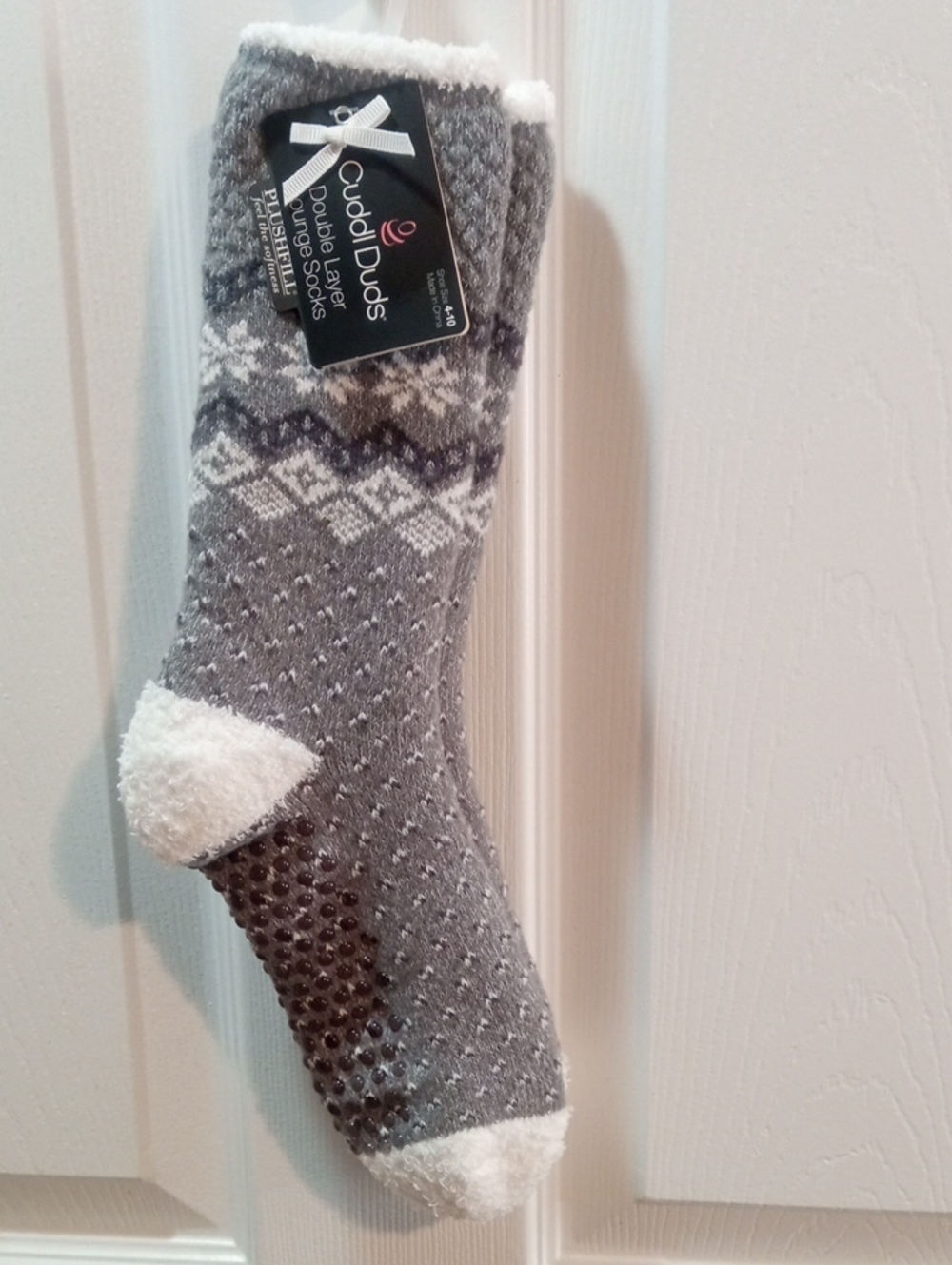 CUDDL DUDS LOUNGE SOCKS